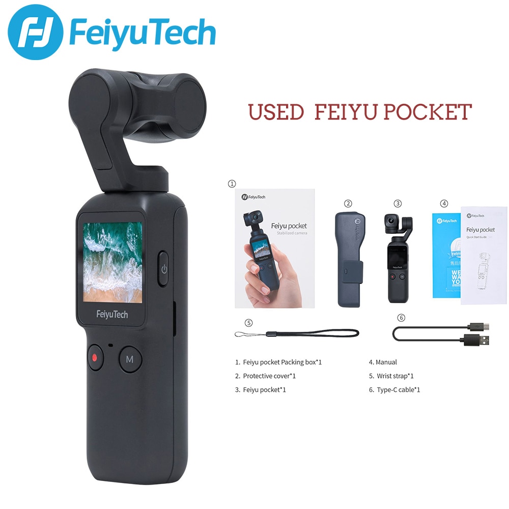 Feiyutech Feiyu Pocket 2  ׼ Ca mera 4K  ..